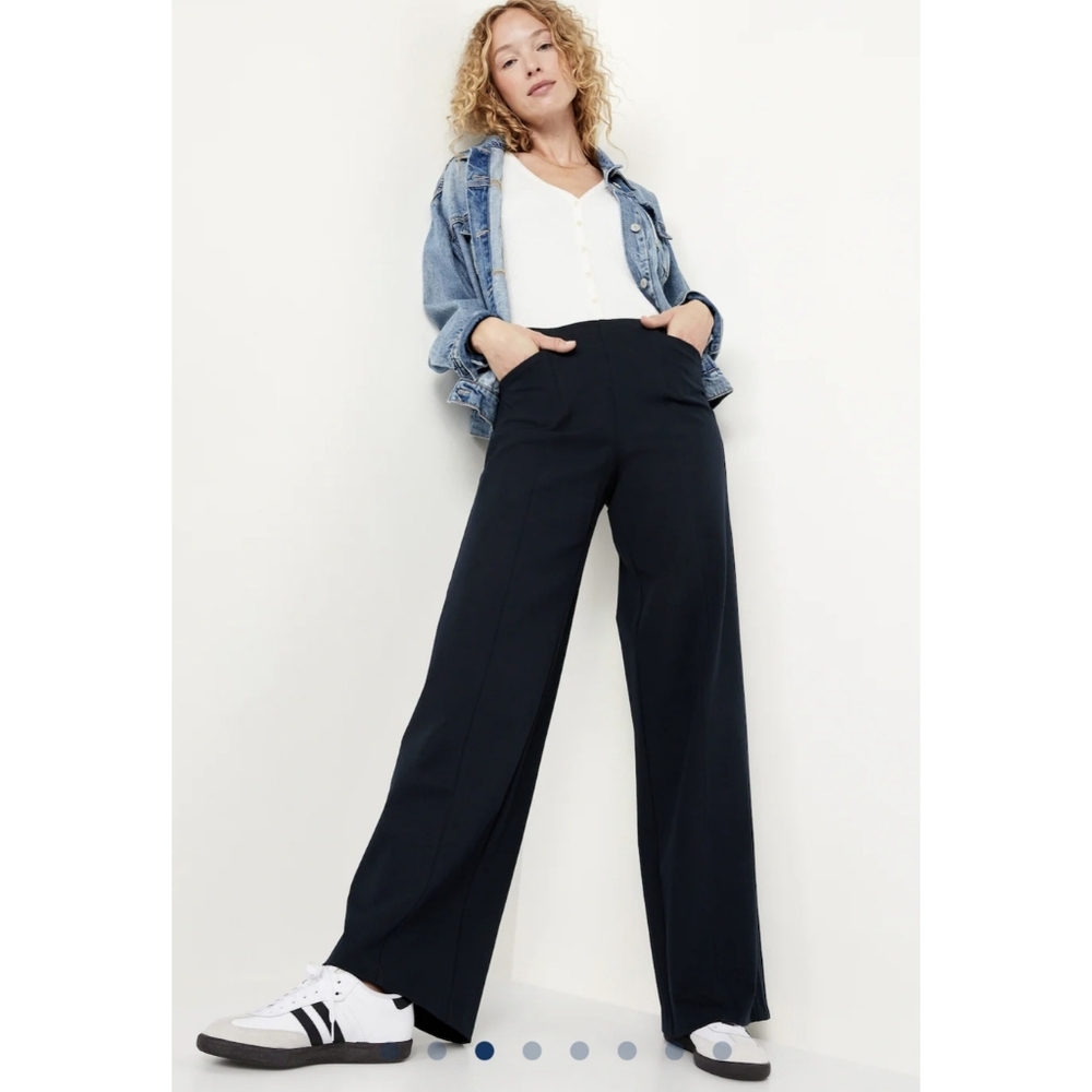 GAP Wide Leg Pants in classic navy